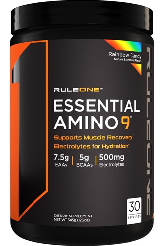 R1 Essential Amino 9 Rainbow Candy — 30 порций (12,2 унции) Rule One Proteins