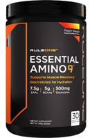 R1 Essential Amino 9 персик-манго — 30 порций (12,2 унции) Rule One Proteins