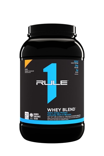 R1 Whey Blend, слегка соленая карамель – 27 порций – 1,99 фунта Rule One Proteins