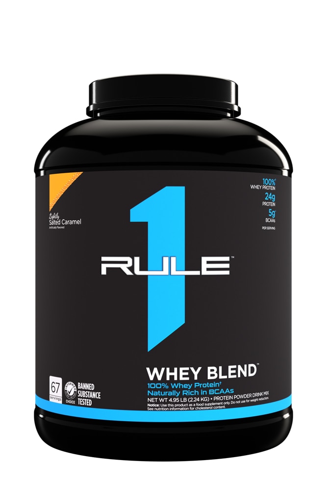R1 Whey Blend, слегка соленая карамель — 67 порций — 4,95 Rule One Proteins