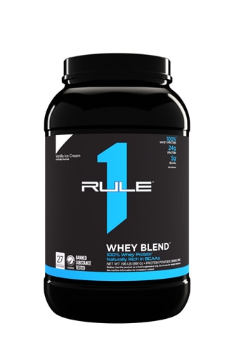 Ванильное мороженое R1 Whey Blend — 27 порций — 1,96 фунта Rule One Proteins