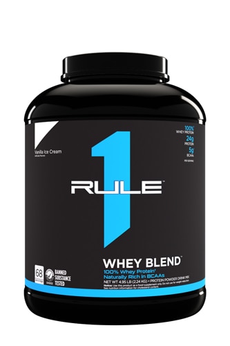 Ванильное мороженое R1 Whey Blend — 68 порций — 4,95 фунта Rule One Proteins