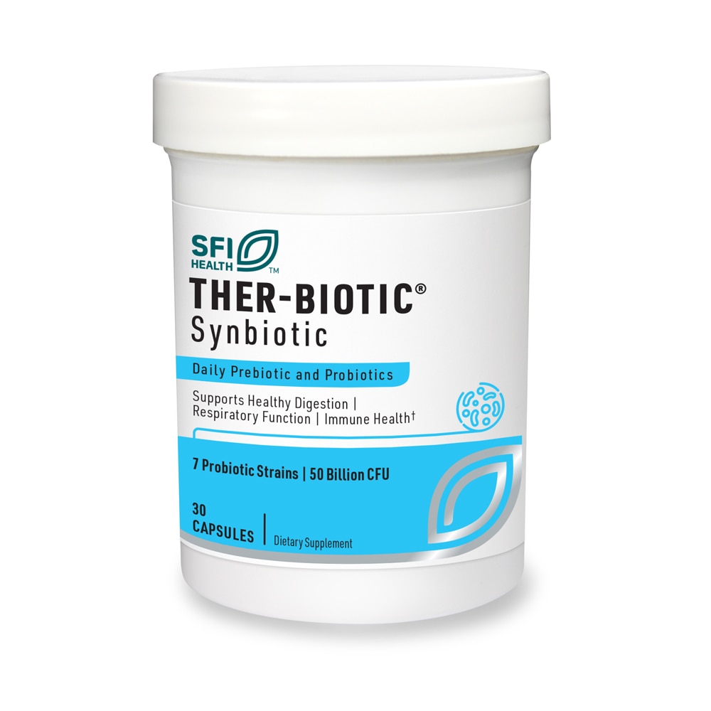 Ther-Biotic Synbiotic — 30 вегетарианских капсул SFI Health