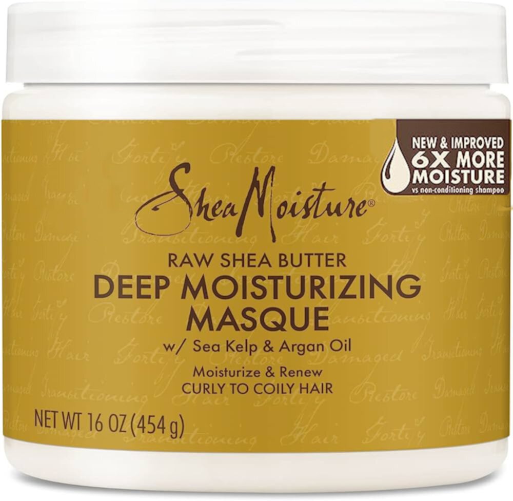 Глубоко увлажняющая маска для волос с сырым маслом ши, 16 унций SheaMoisture