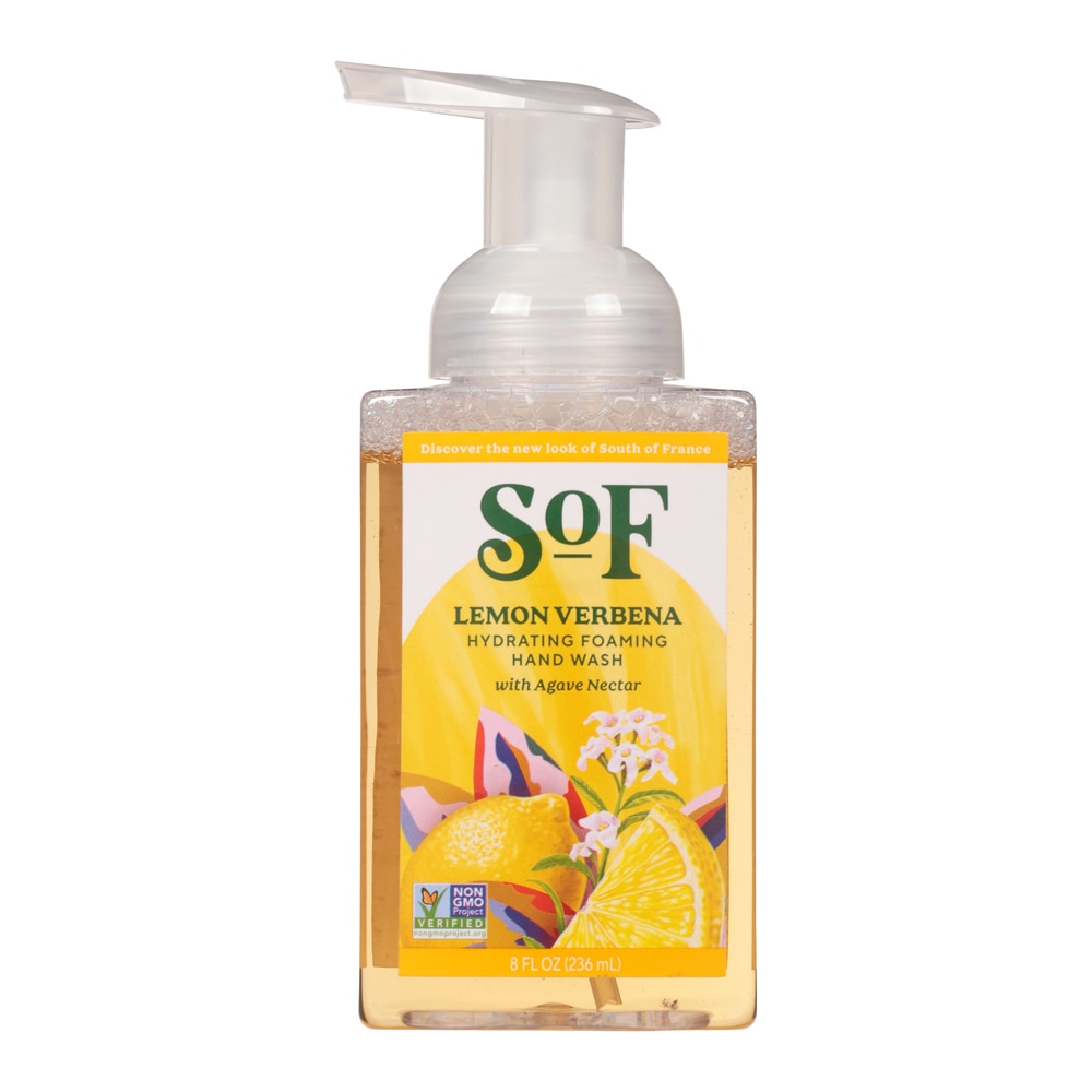 Увлажняющая пенка для мытья рук с лимонной вербеной, 8 жидких унций SoF