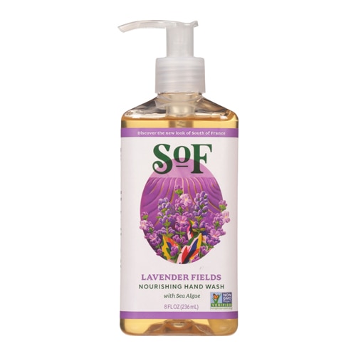 Питательная жидкость для мытья рук «Лавандовые поля» — 8 жидких унций SoF