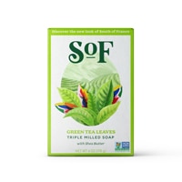 Овальное мыло тройного помола с листьями зеленого чая — 6 унций SoF