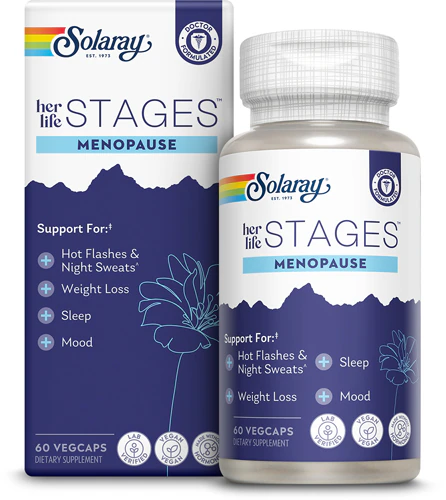Her Life Stages Menopause Support -- 60 VegCaps Solaray