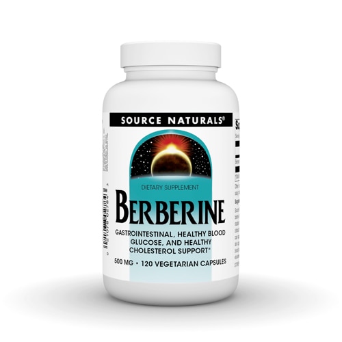 Берберин - 500 мг - 120 вегетарианских капсул - Source Naturals Source Naturals