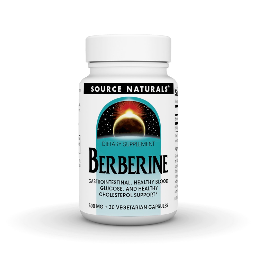 Berberine - 500 мг - 30 вегетарианских капсул - Source Naturals Source Naturals