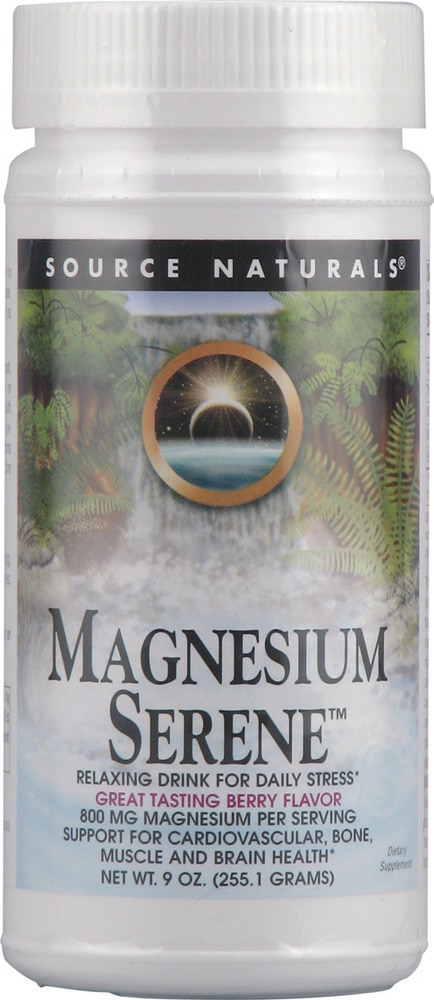 Ягодный порошок Magnesium Serene — 9 унций Source Naturals
