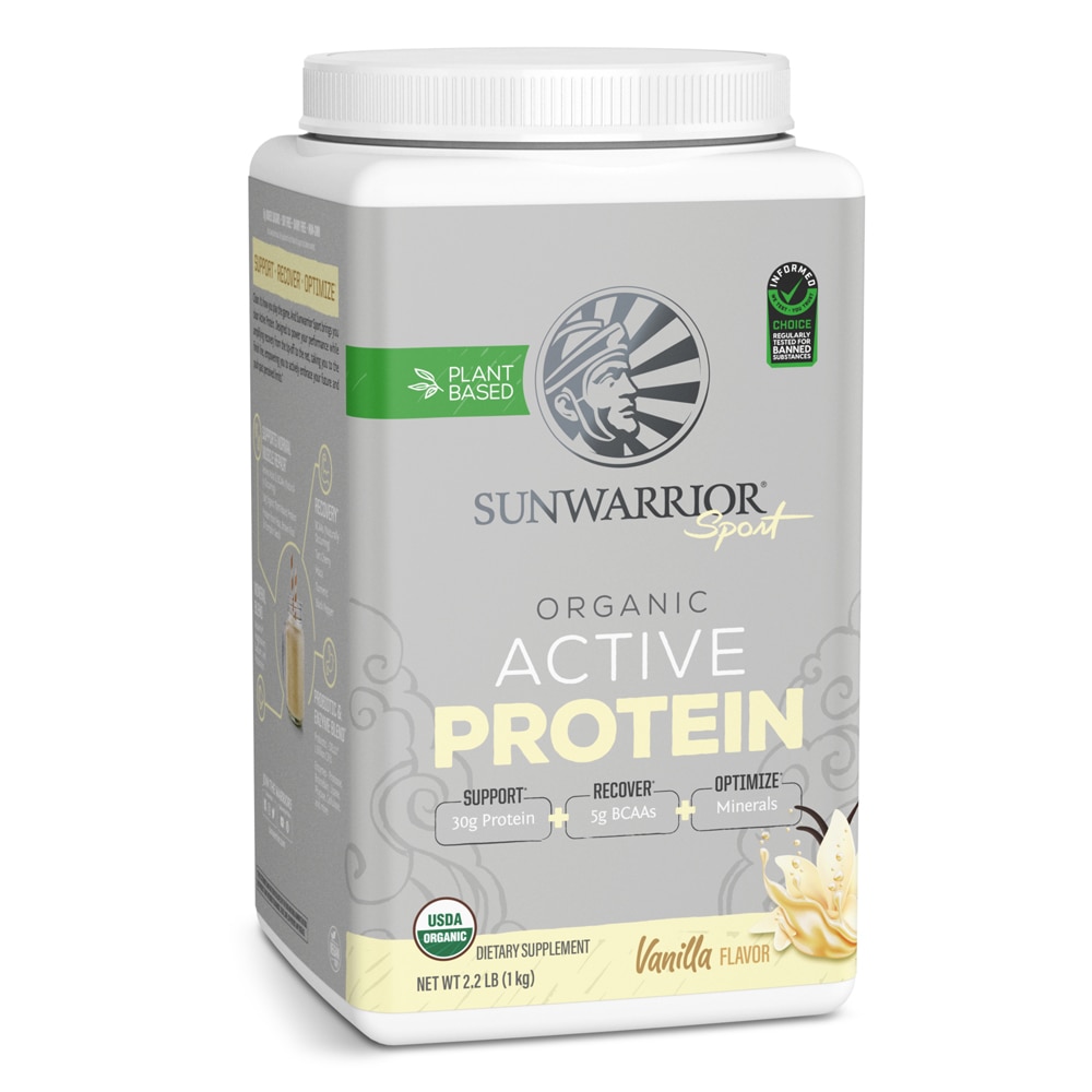 Активный протеин с ванилью — 20 порций Sunwarrior