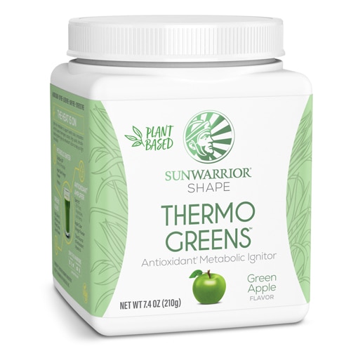 Shape Thermo Greens Зеленое яблоко — 30 порций Sunwarrior
