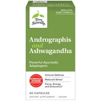 Andrographis and Ashwagandha -- 60 Capsules (Капсулы) Terry Naturally