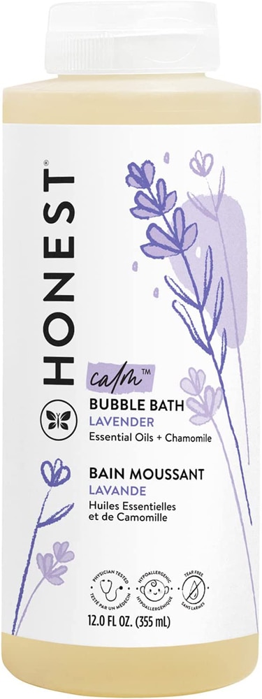 Детская пена для ванн The Honest Company Bubble Bath Calm Lavender -- 12 fl oz The Honest Company