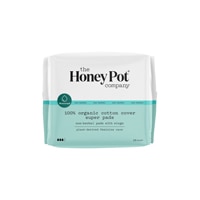 Органические менструальные прокладки Top Sheet Super Non Herbal, 16 прокладок The Honey Pot Company