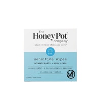 Салфетки Sensitive для интимной гигиены, дорожный размер — 15 салфеток The Honey Pot Company