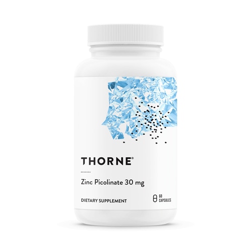 Пиколинат цинка — сертифицирован NSF для спорта — 30 мг — 60 капсул Thorne