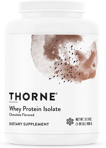 Изолят Сывороточного Протеина, Шоколад - 30 Порций - Thorne Thorne