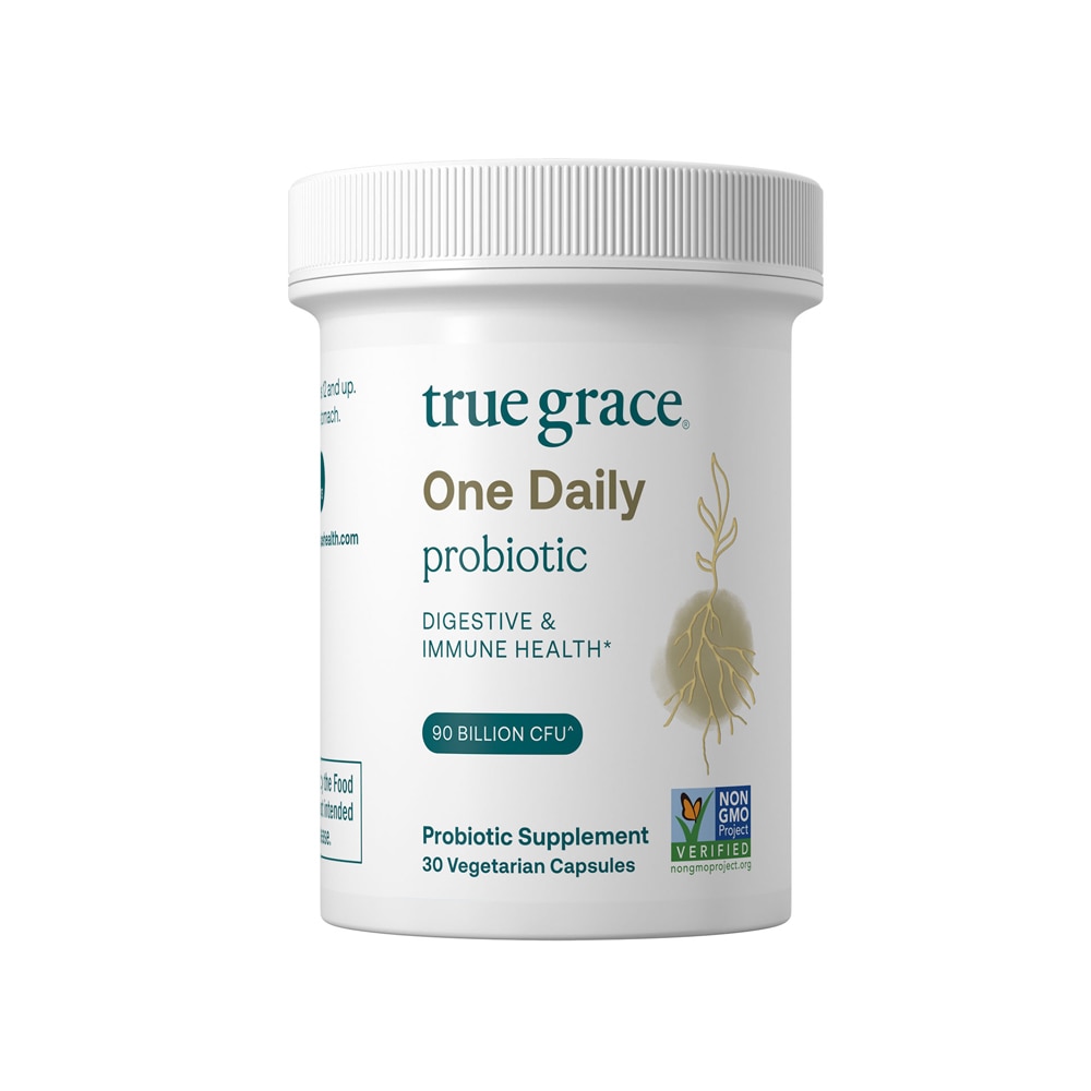 One Daily Probiotic -- 30 Vegetarian Capsules (Вегетарианские капсулы) True Grace