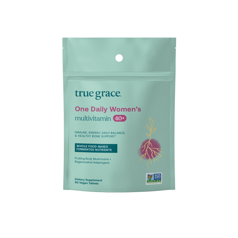 One Daily Women's 40+ Multivitamin -- 90 Vegan Tablets (Таблетки) True Grace