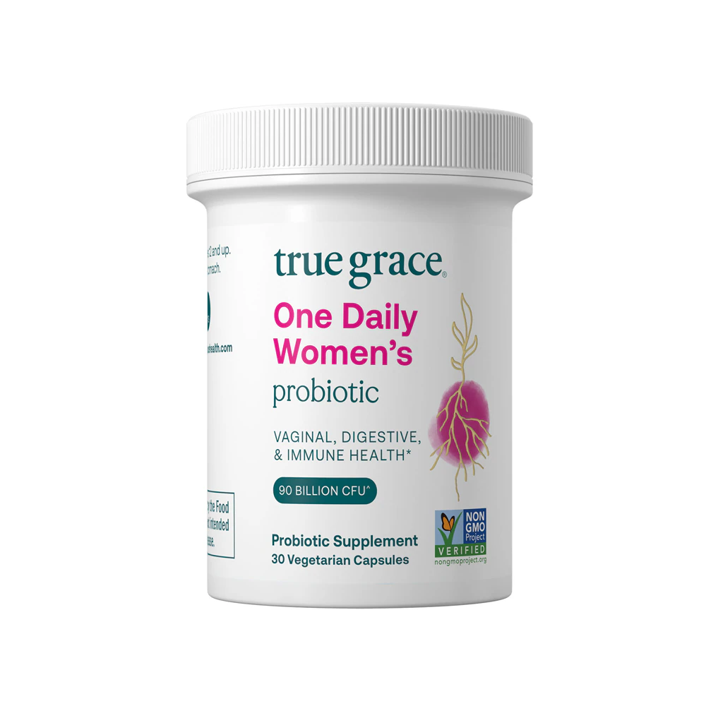 Женский пробиотик на один день, 30 вегетарианских капсул True Grace