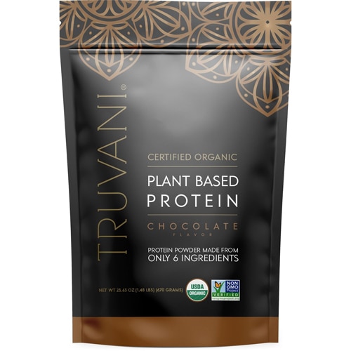 Органический шоколадный протеиновый порошок на растительной основе — 20 порций Truvani