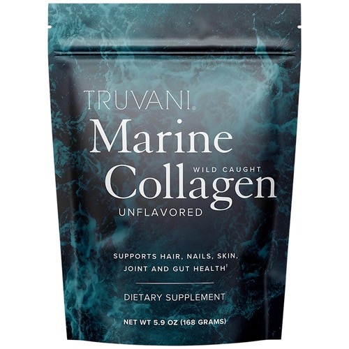 Морской коллаген, выловленный в дикой природе, без вкуса, 14 порций Truvani