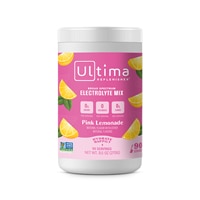 Ultima Replenisher - Канистра с гидратирующим электролитом, смесь для напитков, розовый лимонад, 90 порций Ultima
