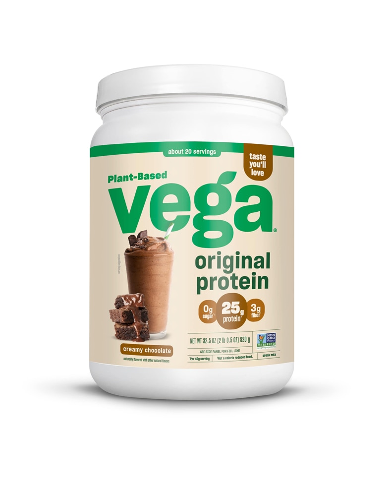 Original Protein - Vegan Protein Powder (Порошок) Creamy Chocolate -- 20 Servings (Порции) Vega