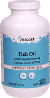 Fish Oil Lemon -- 2000 mg per serving - 300 Softgels (Мягкие капсулы) Vitacost