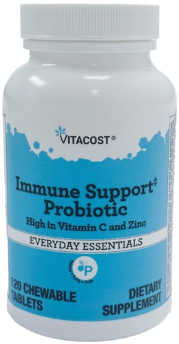 Immune Support‡ Probiotic -- 120 Chewable Tablets (Жевательные таблетки) Vitacost