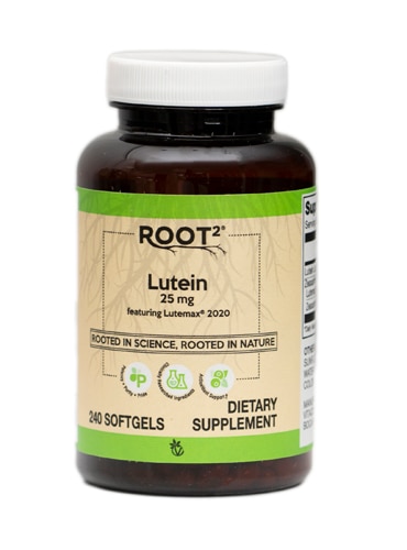 Лютеин 25 мг с Lutemax® 2020 - 25 мг - 240 капсул - Vitacost-Root2 Vitacost-Root2