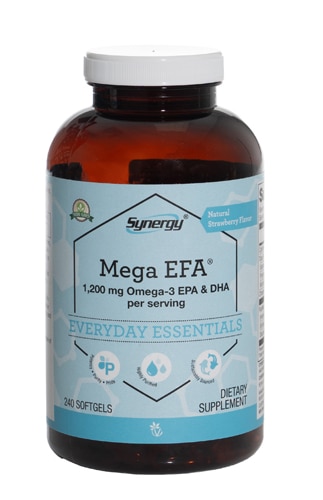 Mega EFA® 1200 mg Omega-3 EPA & DHA per serving -- 240 Softgels (Мягкие капсулы) Vitacost-Synergy