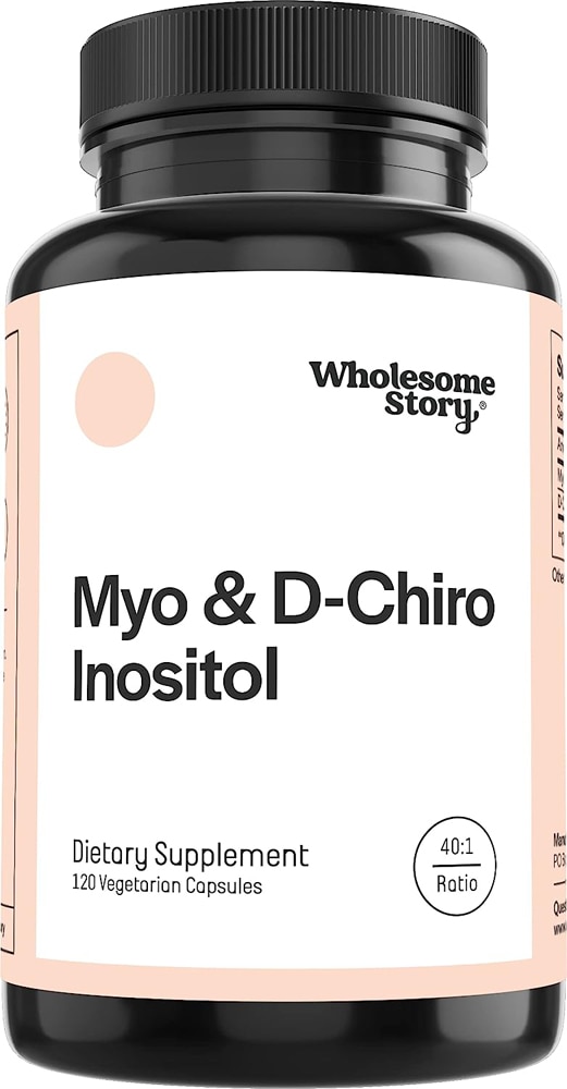 Myo & D-Chiro Инозитол, 120 вегетарианских капсул Wholesome Story
