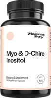 Мио-Инозитол и D-Хиро Инозитол - 2000 мг + 50 мг - 360 вегетарианских капсул - Wholesome Story Wholesome Story