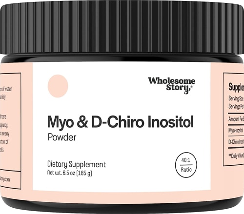 Порошок инозитола Myo & D-Chiro, запас на 90 дней — 6,5 унций Wholesome Story