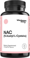 NAC N-Acetyl-L-Cysteine -- 600 mg - 120 Vegetarian Capsules (Вегетарианские капсулы) Wholesome Story