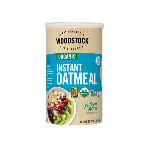 Non-GMO Organic Kosher Instant Oatmeal -- 16 oz Woodstock