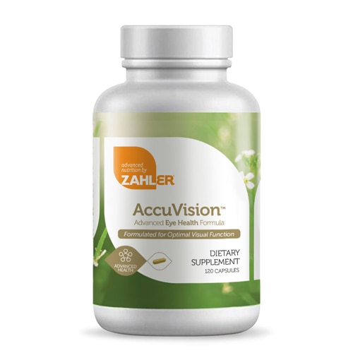 AccuVision™ – 120 капсул, формула для здоровья глаз с витамином A и лютеином Zahler