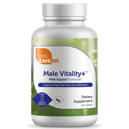 Формула поддержания  силы Male Vitality+™. 120 таблеток, без ГМО, глютена, молока и сои Zahler