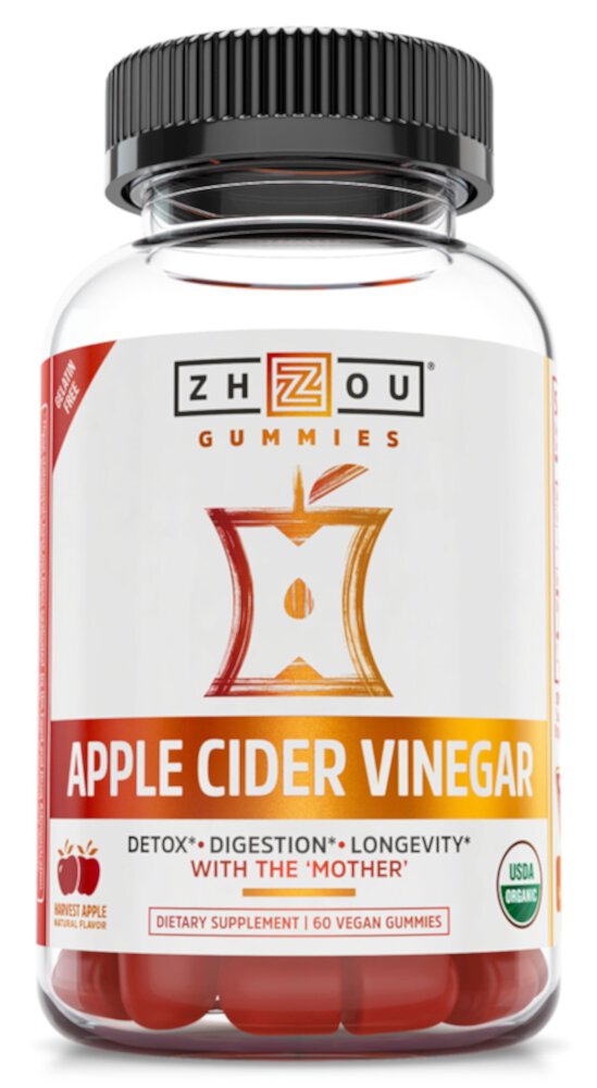 Apple Cider Vinegar -- 60 Gummies (Жевательные конфеты) Zhou