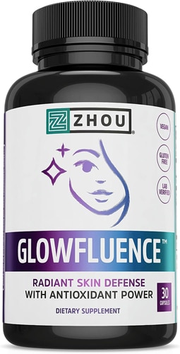 Glowfluence Сияющая защита кожи — 30 капсул Zhou
