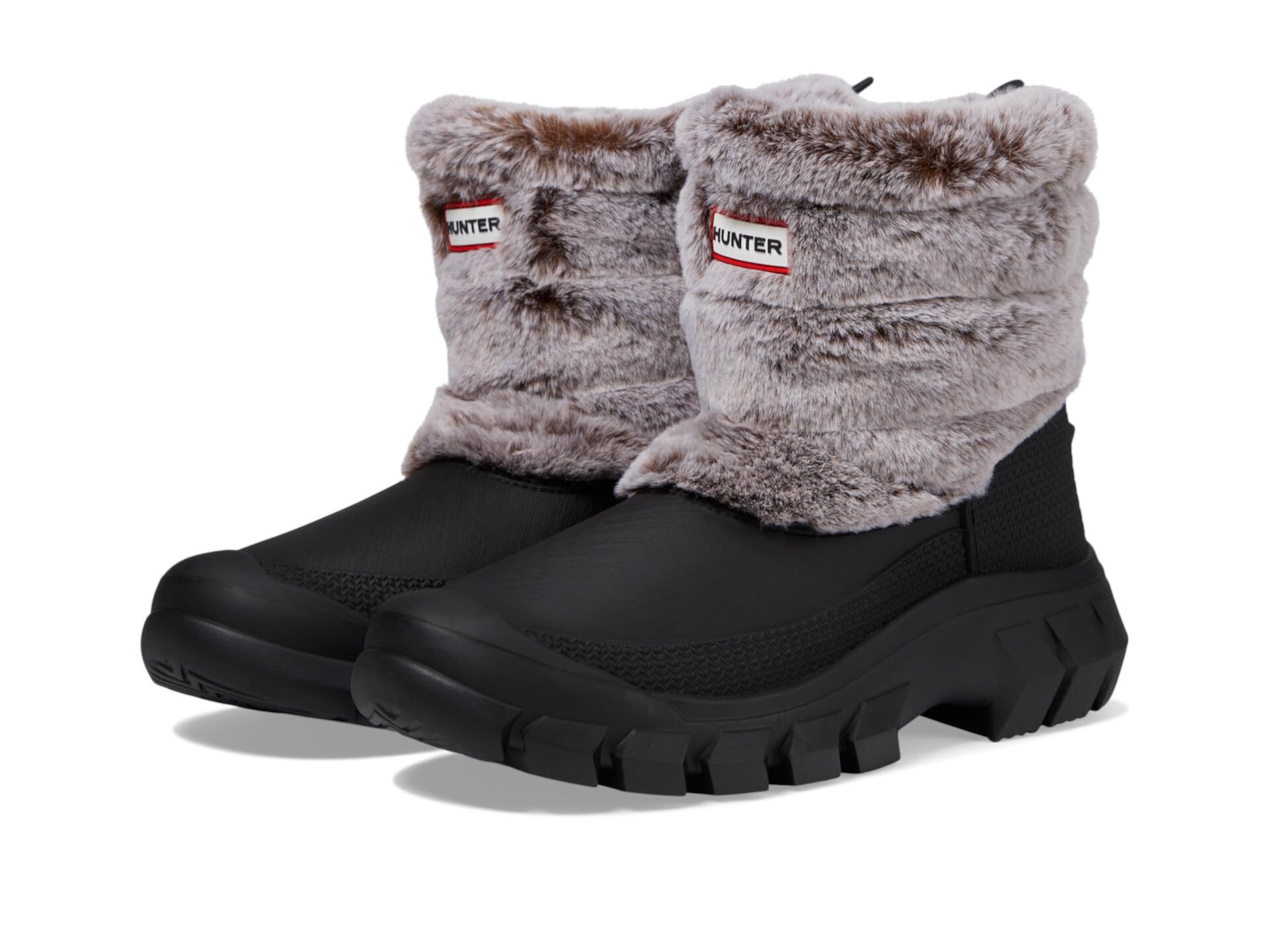 Женские Сапоги Hunter Intrepid Short Faux Fur Snow Boot Hunter