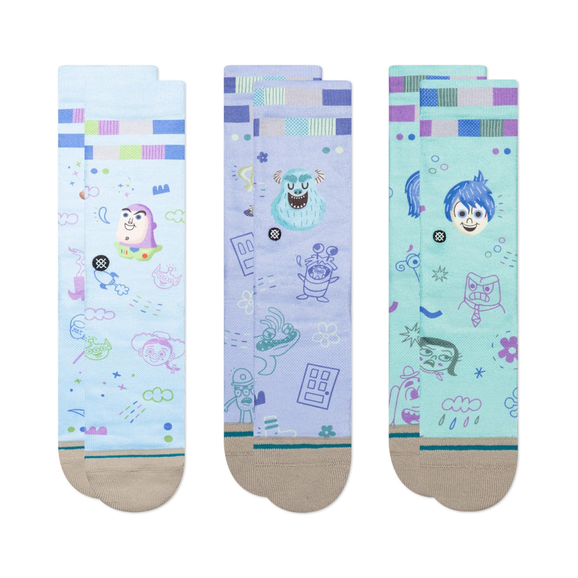 Детские носки Stance Pixar By Ryan 3-Pack Stance