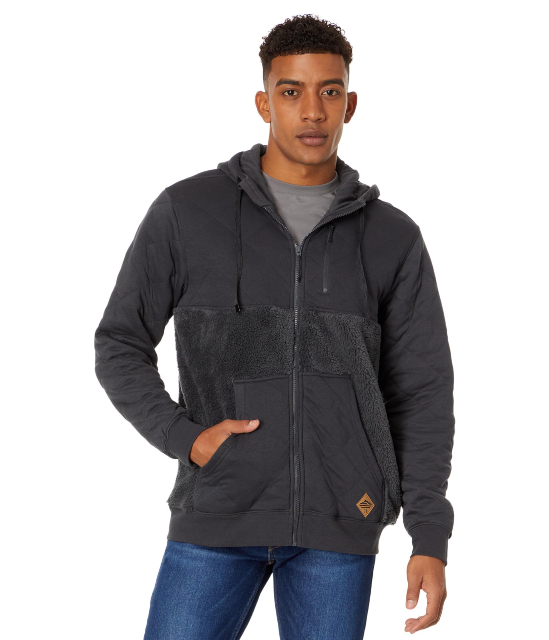 Мужской Пуловер Hurley Blanket Mix Full Zip Hoodie Hurley