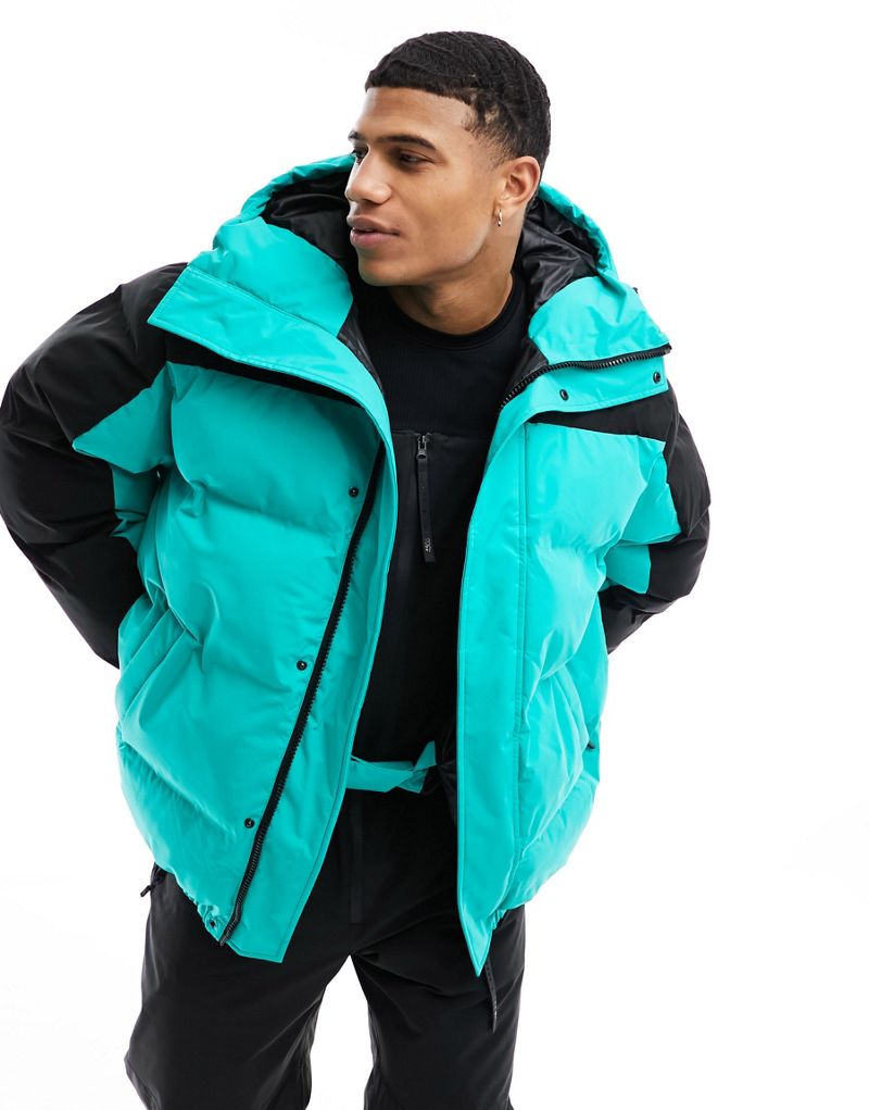 Мужская Куртка для Сноубординга ASOS 4505 с Водоотталкивающим Эффектом Цветного Блока ASOS 4505