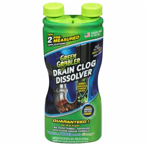 Растворитель сливных засоров Septic Safe — 31 жидкая унция Green Gobbler