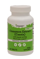 Cinnamon (Cassia) Extract -- 1000 mg per serving - 160 Tablets (Таблетки) Vitacost