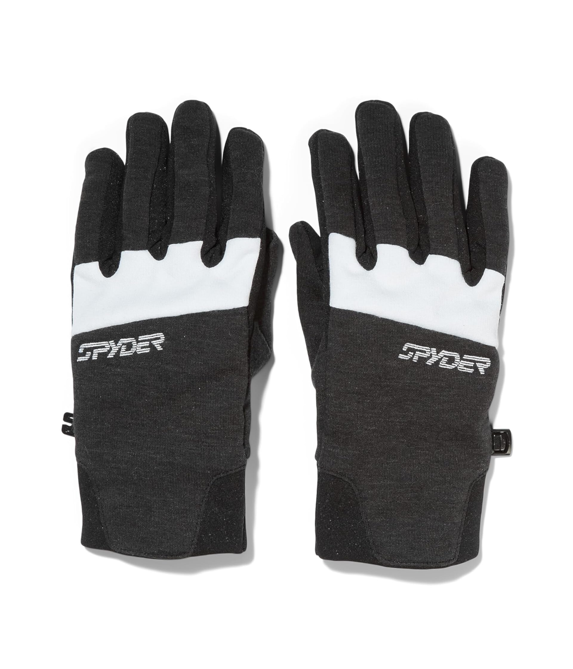 Скоростные флисовые перчатки Spyder